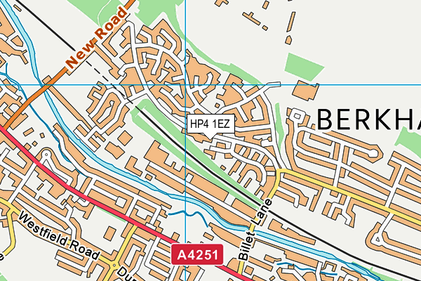 HP4 1EZ map - OS VectorMap District (Ordnance Survey)