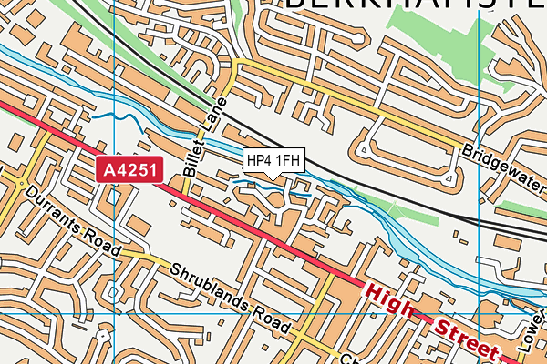 HP4 1FH map - OS VectorMap District (Ordnance Survey)