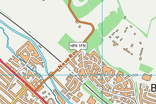HP4 1FN map - OS VectorMap District (Ordnance Survey)