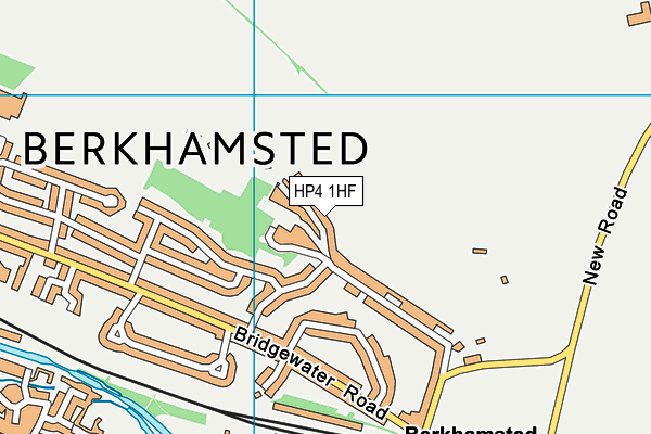 HP4 1HF map - OS VectorMap District (Ordnance Survey)