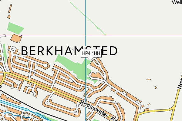 HP4 1HH map - OS VectorMap District (Ordnance Survey)