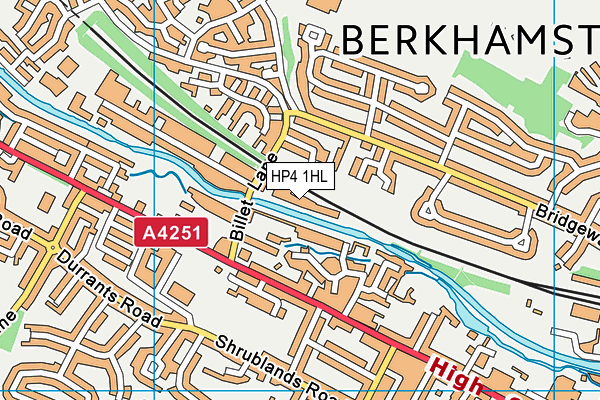 HP4 1HL map - OS VectorMap District (Ordnance Survey)