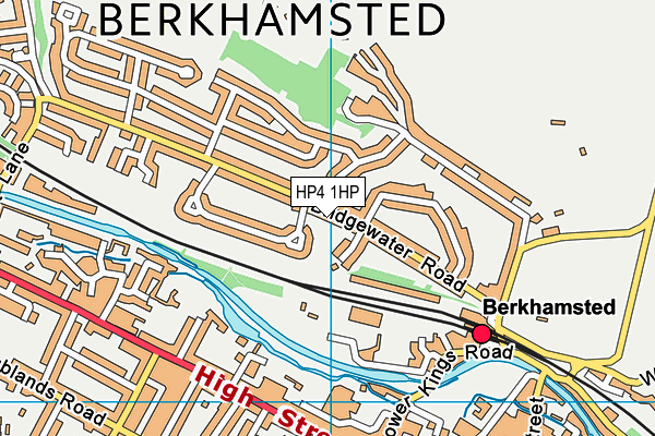 HP4 1HP map - OS VectorMap District (Ordnance Survey)