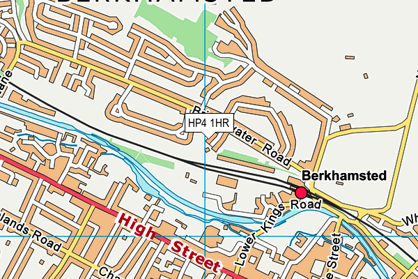 HP4 1HR map - OS VectorMap District (Ordnance Survey)