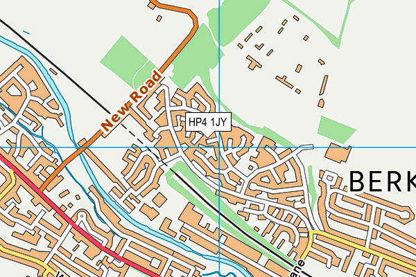 HP4 1JY map - OS VectorMap District (Ordnance Survey)