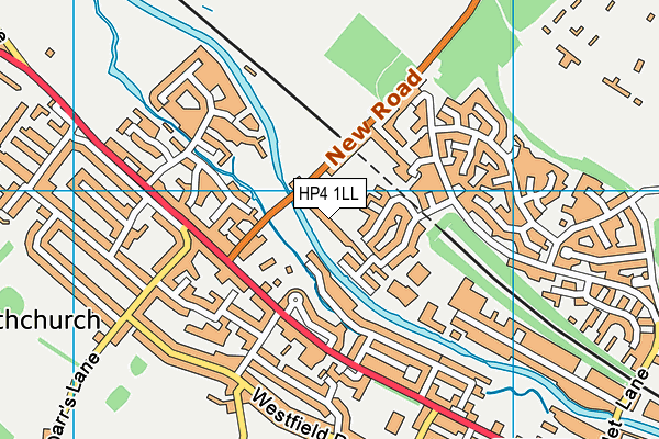 HP4 1LL map - OS VectorMap District (Ordnance Survey)