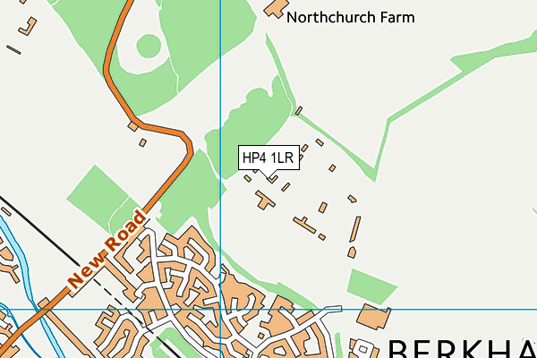 HP4 1LR map - OS VectorMap District (Ordnance Survey)