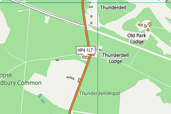 HP4 1LT map - OS VectorMap District (Ordnance Survey)