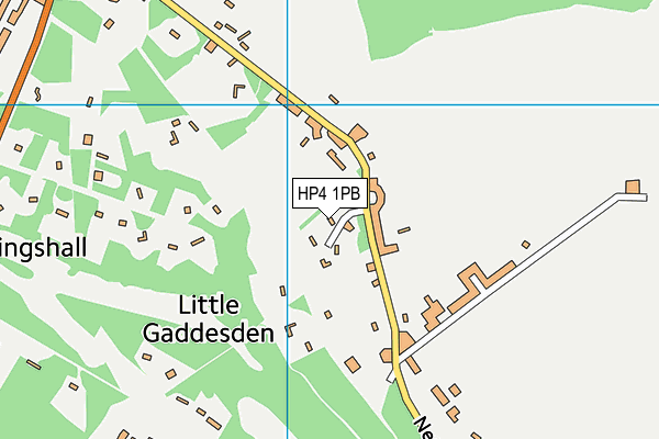 HP4 1PB map - OS VectorMap District (Ordnance Survey)