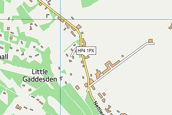 HP4 1PX map - OS VectorMap District (Ordnance Survey)