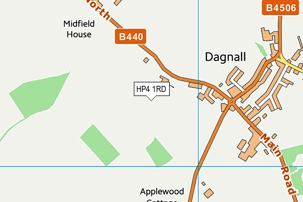 HP4 1RD map - OS VectorMap District (Ordnance Survey)