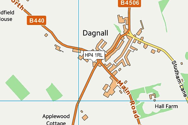 HP4 1RL map - OS VectorMap District (Ordnance Survey)