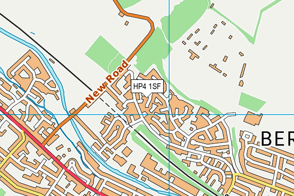 HP4 1SF map - OS VectorMap District (Ordnance Survey)