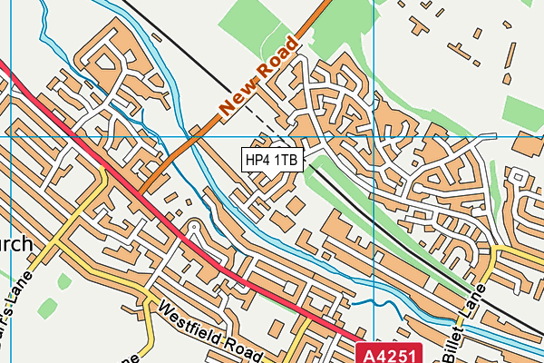 HP4 1TB map - OS VectorMap District (Ordnance Survey)