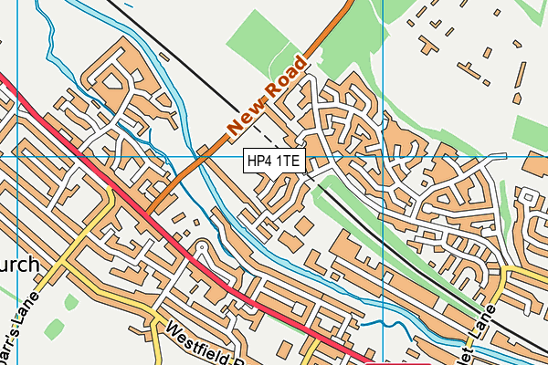 HP4 1TE map - OS VectorMap District (Ordnance Survey)