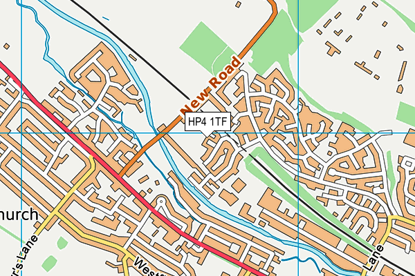 HP4 1TF map - OS VectorMap District (Ordnance Survey)