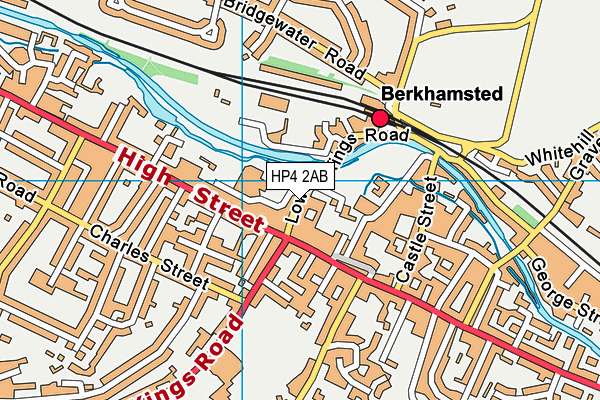 HP4 2AB map - OS VectorMap District (Ordnance Survey)