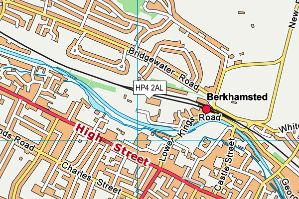 Berkhamsted Football Club Ltd map (HP4 2AL) - OS VectorMap District (Ordnance Survey)