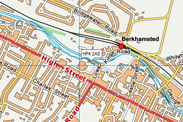 HP4 2AS map - OS VectorMap District (Ordnance Survey)