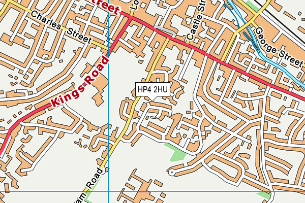 HP4 2HU map - OS VectorMap District (Ordnance Survey)