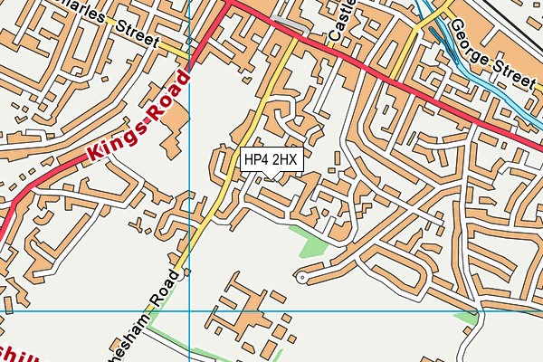 HP4 2HX map - OS VectorMap District (Ordnance Survey)