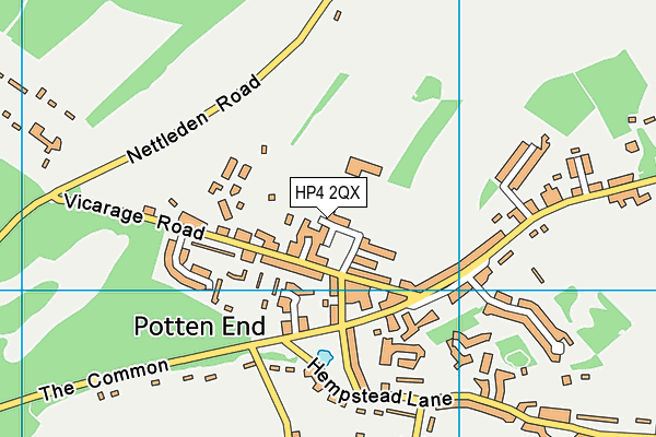 Home Field map (HP4 2QX) - OS VectorMap District (Ordnance Survey)