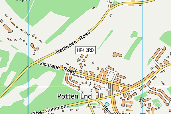 HP4 2RD map - OS VectorMap District (Ordnance Survey)