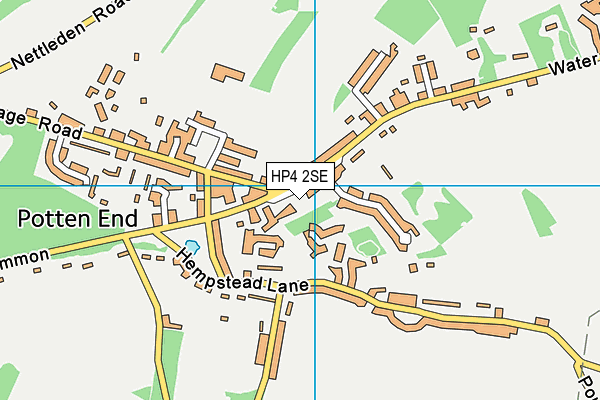 HP4 2SE map - OS VectorMap District (Ordnance Survey)