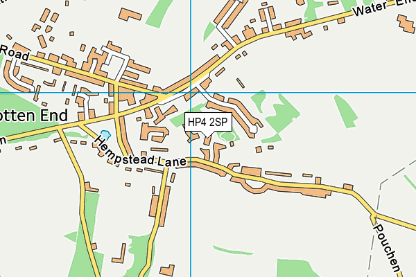 HP4 2SP map - OS VectorMap District (Ordnance Survey)