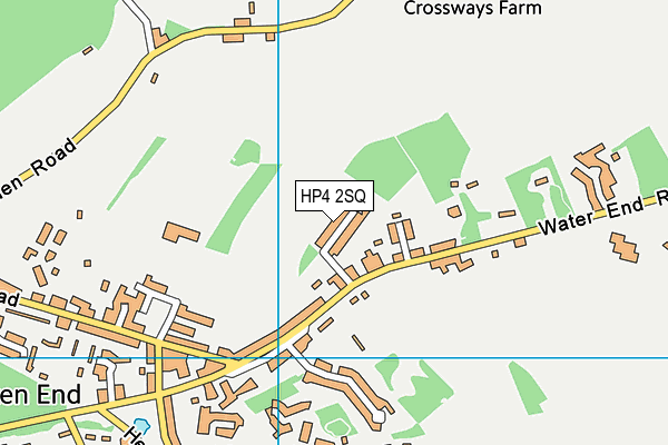 HP4 2SQ map - OS VectorMap District (Ordnance Survey)