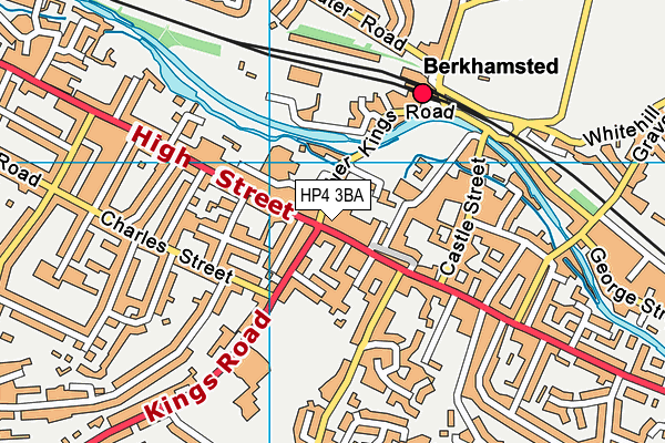 HP4 3BA map - OS VectorMap District (Ordnance Survey)