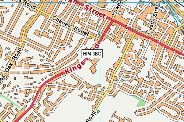Berkhamsted School (Kings Campus Knox-johnston Sports Centre) map (HP4 3BG) - OS VectorMap District (Ordnance Survey)
