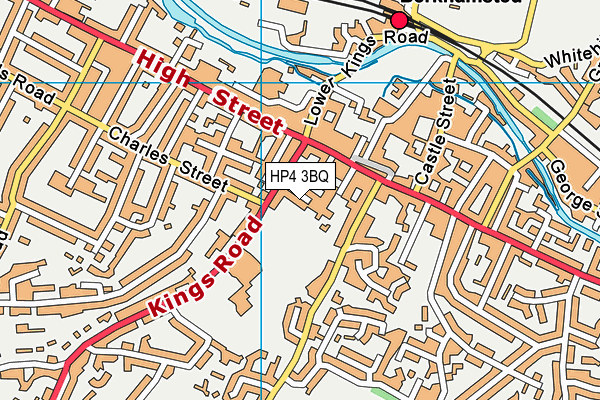 HP4 3BQ map - OS VectorMap District (Ordnance Survey)