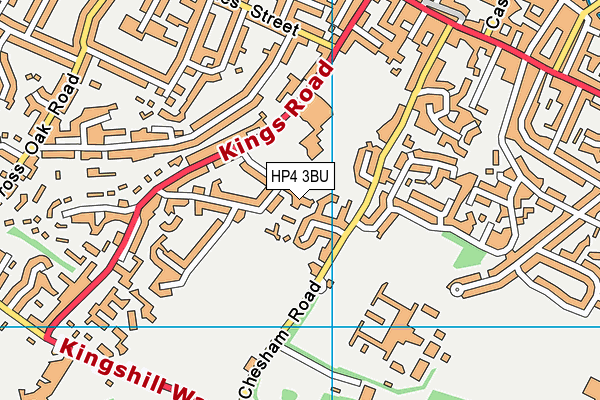HP4 3BU map - OS VectorMap District (Ordnance Survey)