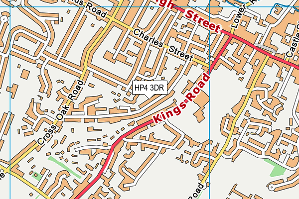 HP4 3DR map - OS VectorMap District (Ordnance Survey)