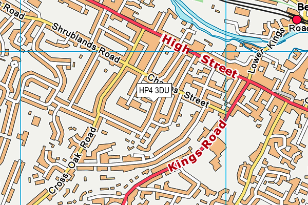 HP4 3DU map - OS VectorMap District (Ordnance Survey)