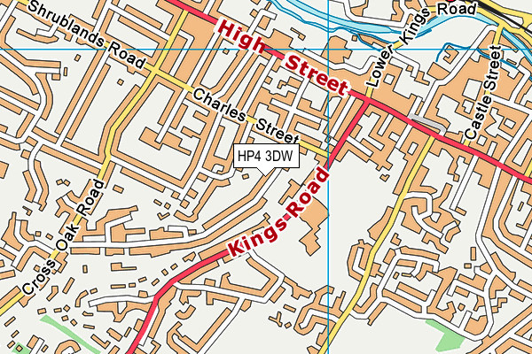 Berkhamsted Prep School map (HP4 3DW) - OS VectorMap District (Ordnance Survey)