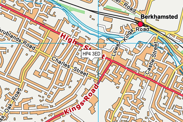 HP4 3ED map - OS VectorMap District (Ordnance Survey)