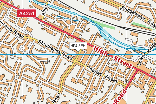 HP4 3EH map - OS VectorMap District (Ordnance Survey)