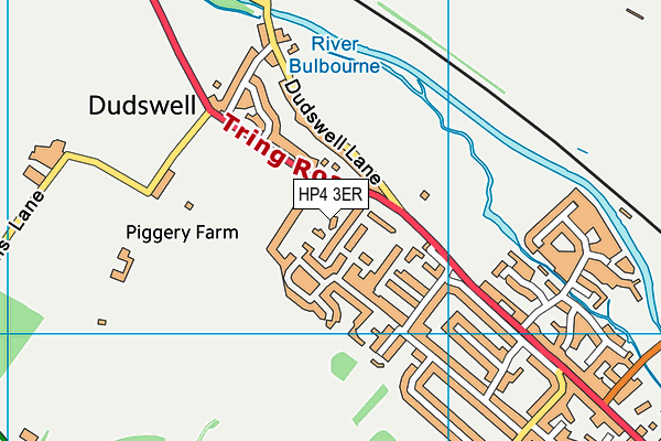 HP4 3ER map - OS VectorMap District (Ordnance Survey)