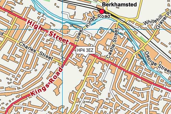 HP4 3EZ map - OS VectorMap District (Ordnance Survey)