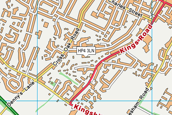 HP4 3LN map - OS VectorMap District (Ordnance Survey)