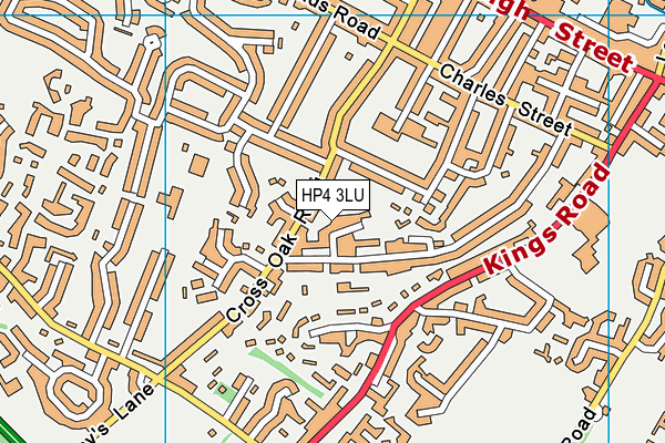 HP4 3LU map - OS VectorMap District (Ordnance Survey)
