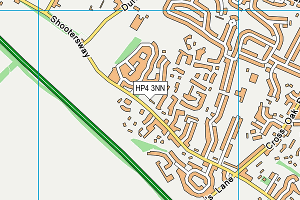 HP4 3NN map - OS VectorMap District (Ordnance Survey)