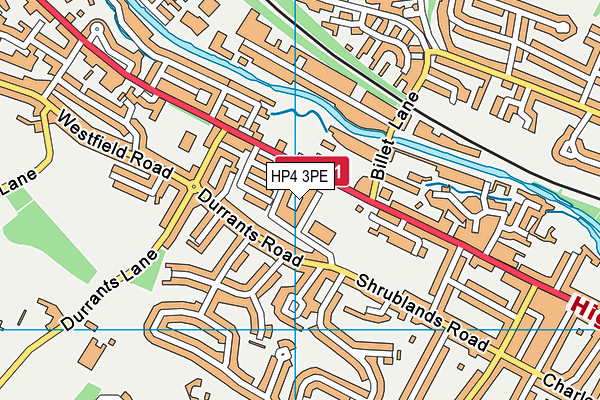 HP4 3PE map - OS VectorMap District (Ordnance Survey)