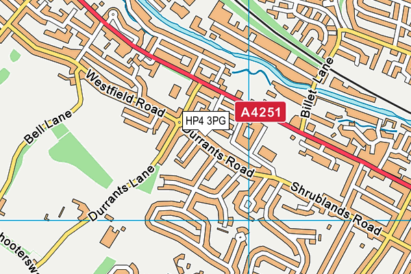 HP4 3PG map - OS VectorMap District (Ordnance Survey)