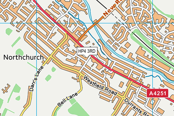 HP4 3RD map - OS VectorMap District (Ordnance Survey)