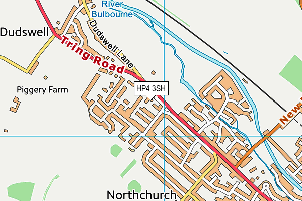 HP4 3SH map - OS VectorMap District (Ordnance Survey)