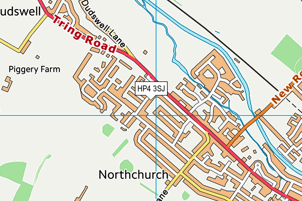 HP4 3SJ map - OS VectorMap District (Ordnance Survey)