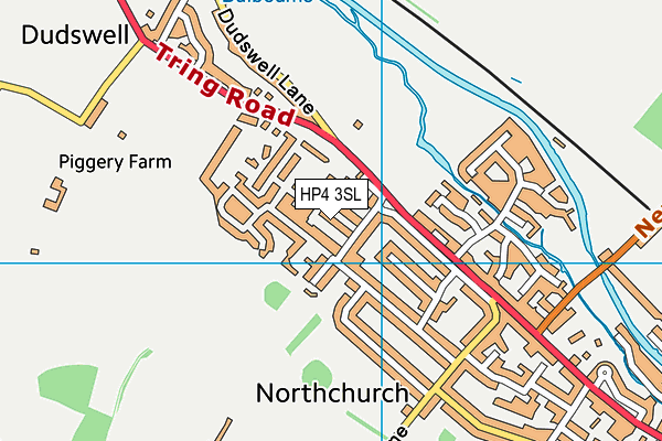 HP4 3SL map - OS VectorMap District (Ordnance Survey)